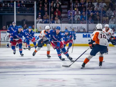 hockey players on ice